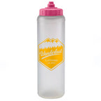 1 Litre Sports Bottle - Valve Lid in red - branded corporate drinkware