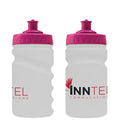300ml Grip Sports Bottle - Push/Pull Lid in black - branded corporate drinkware