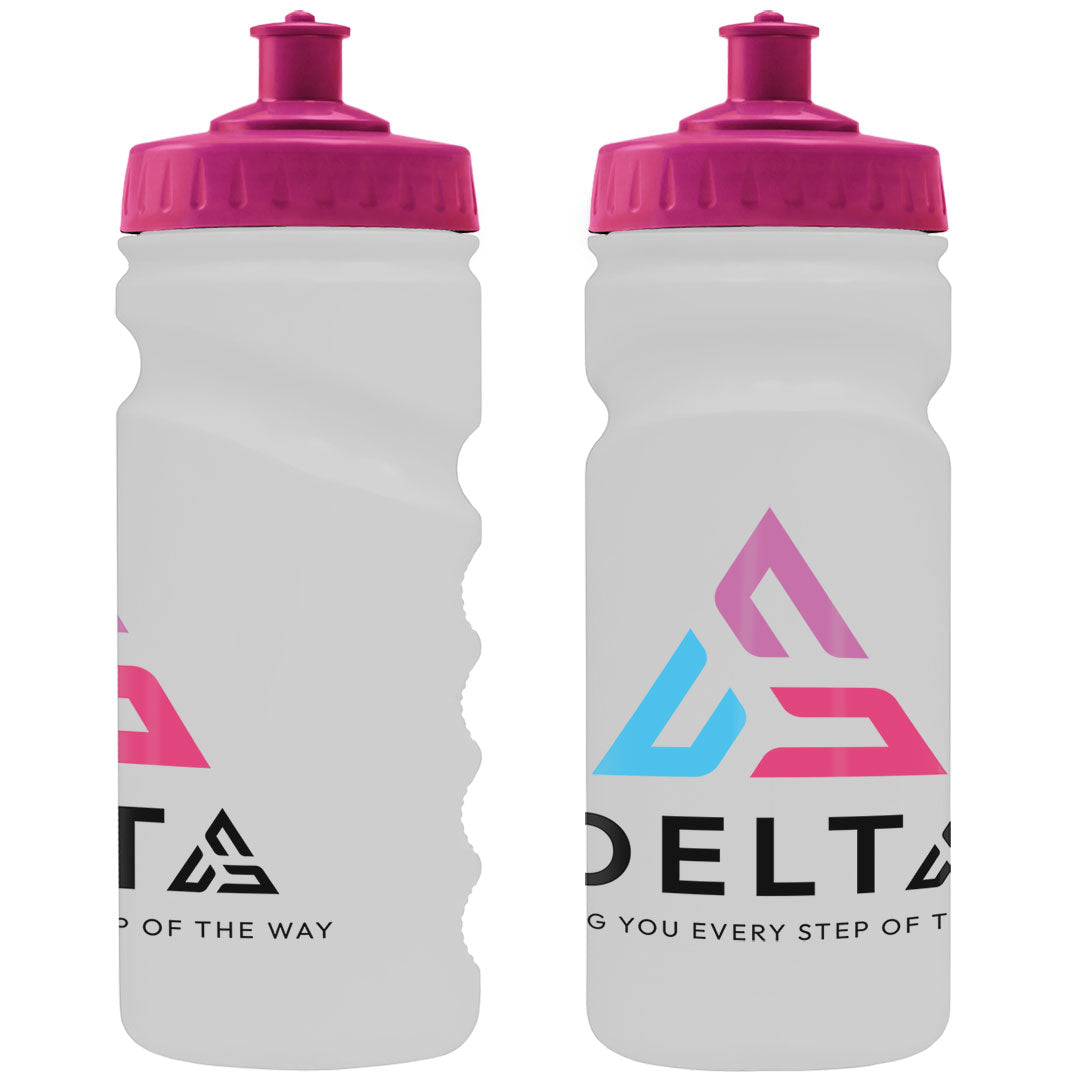 500ml Grip Sports Bottle - Push/Pull Lid