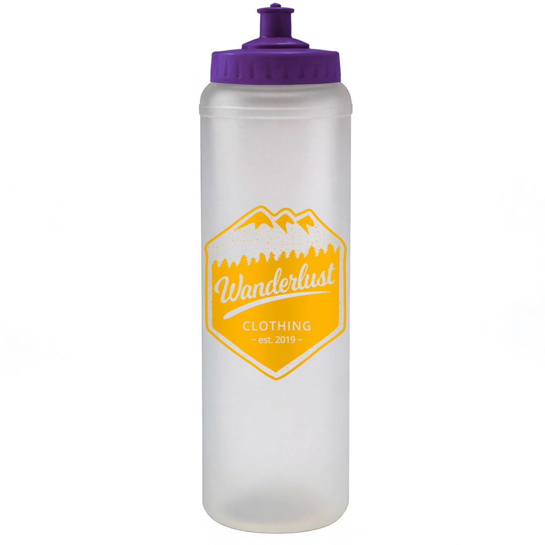 1 Litre Sports Bottle - Push/Pull Lid
