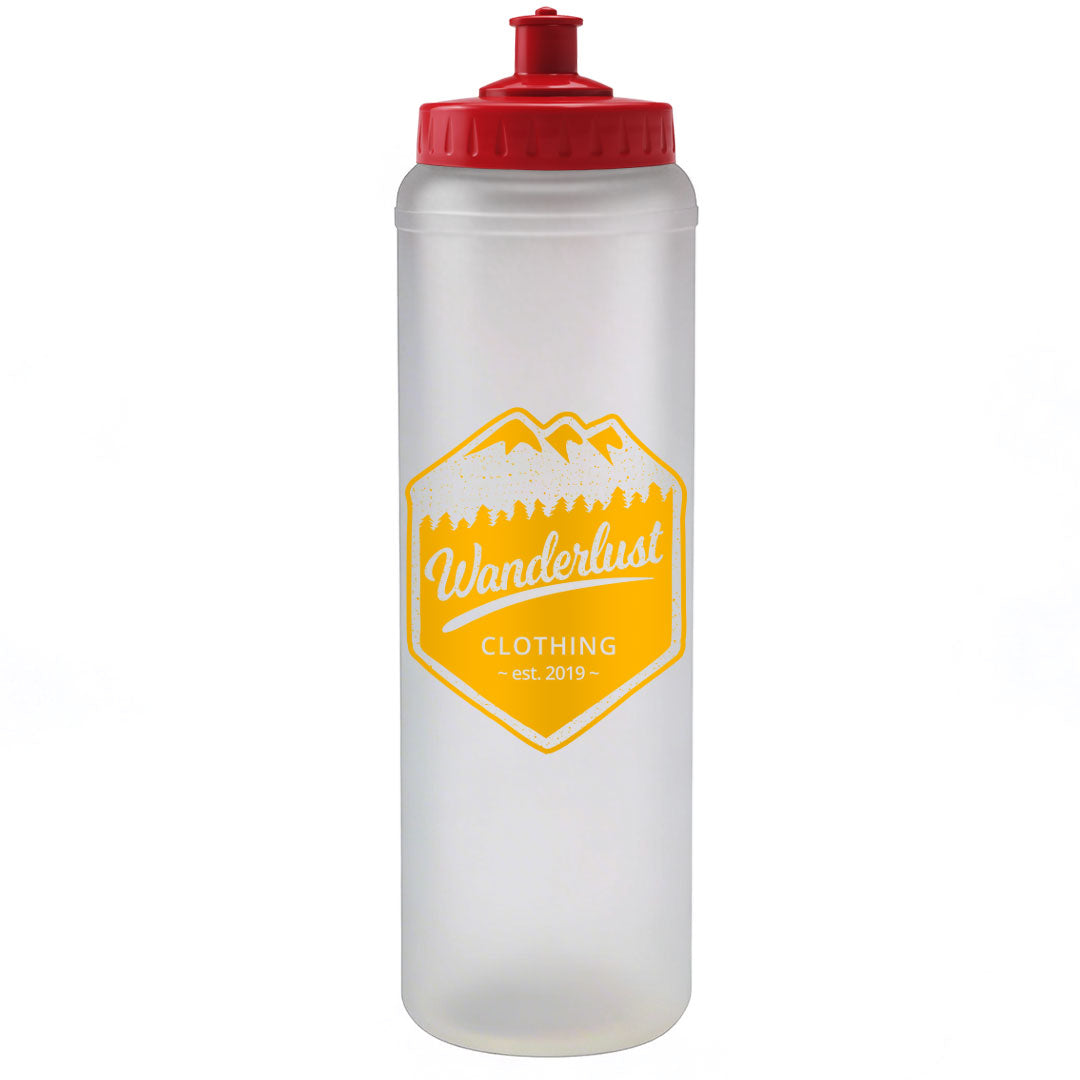 1 Litre Sports Bottle - Push/Pull Lid