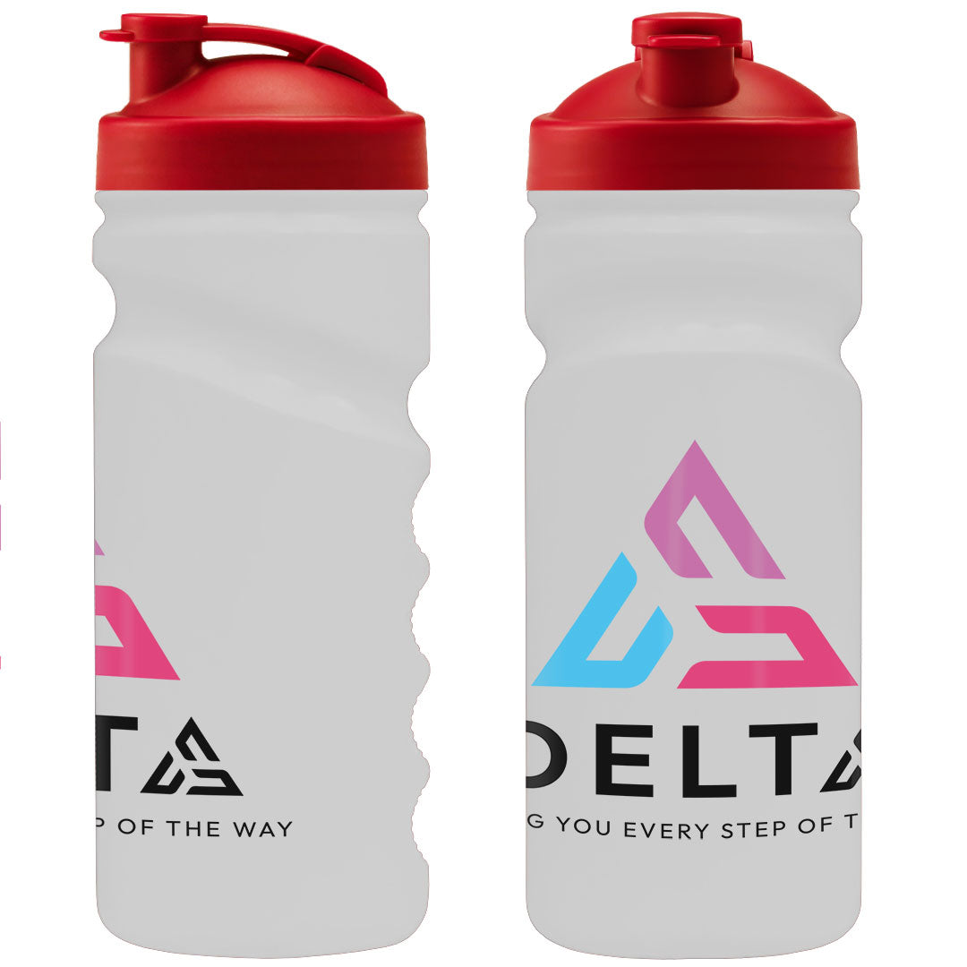 500ml Grip Sports Bottle - Flip Lid