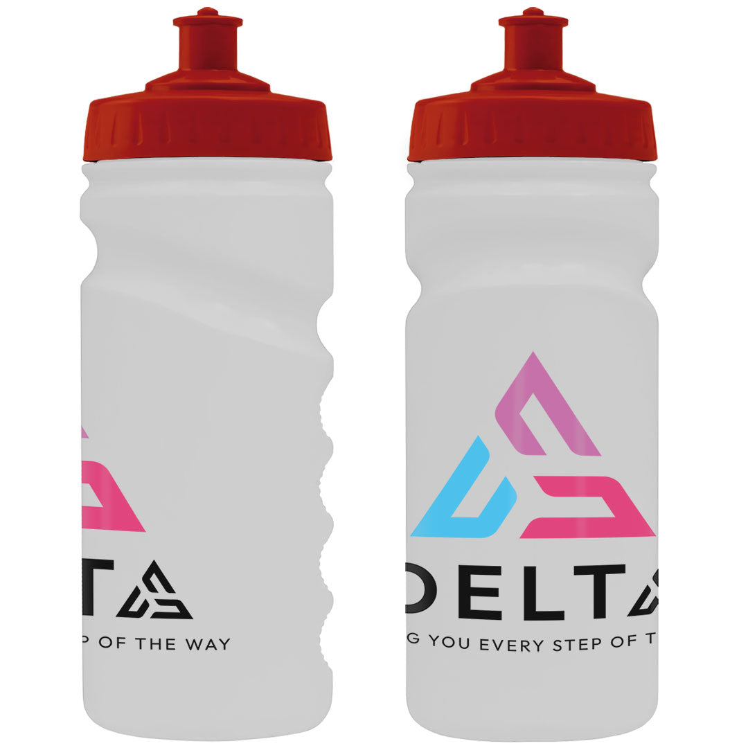 500ml Grip Sports Bottle - Push/Pull Lid