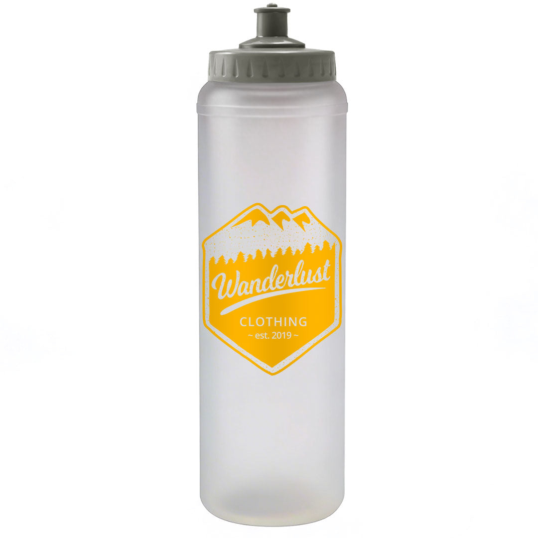 1 Litre Sports Bottle - Push/Pull Lid
