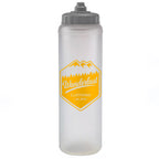 1 Litre Sports Bottle - Valve Lid in yellow - branded corporate drinkware