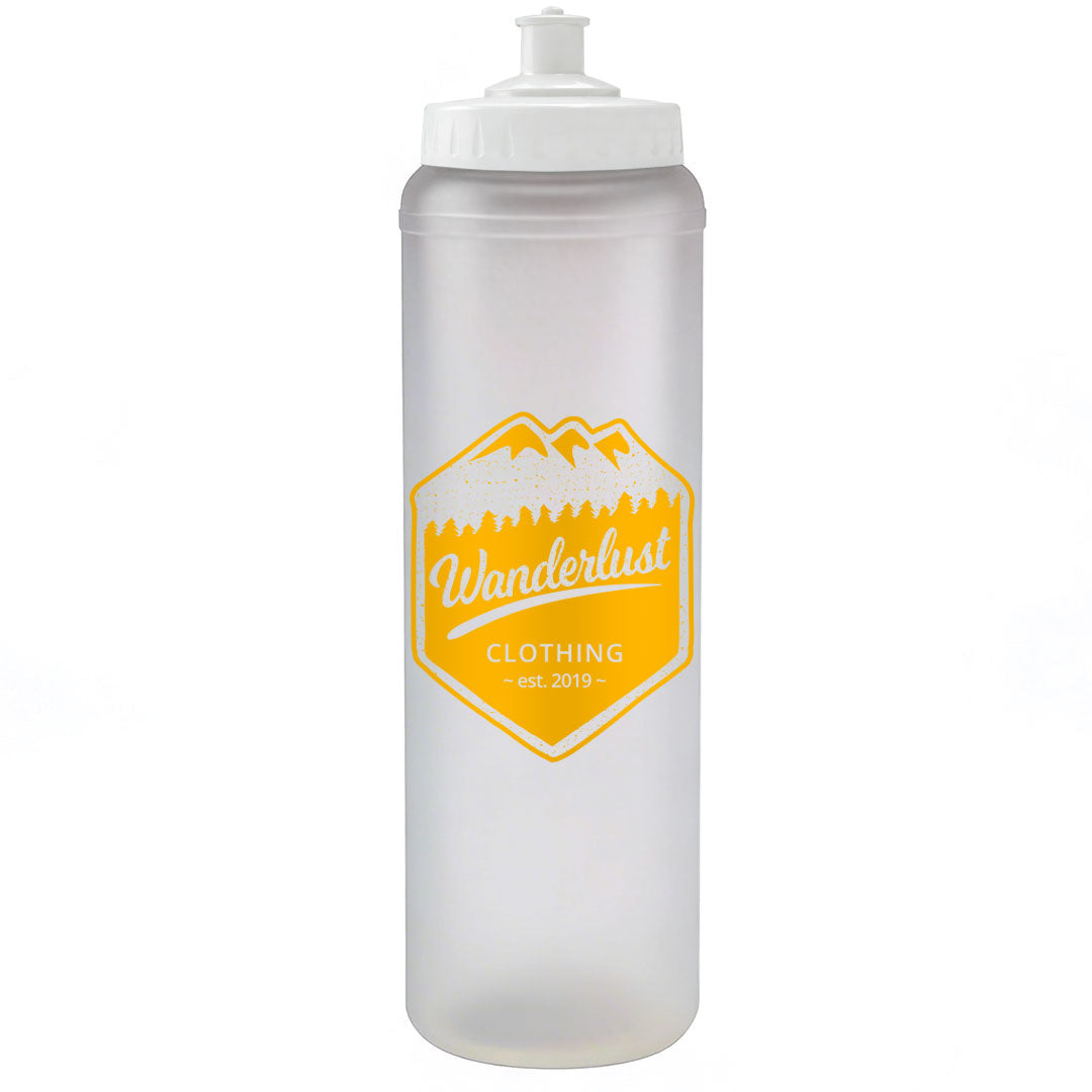 1 Litre Sports Bottle - Push/Pull Lid