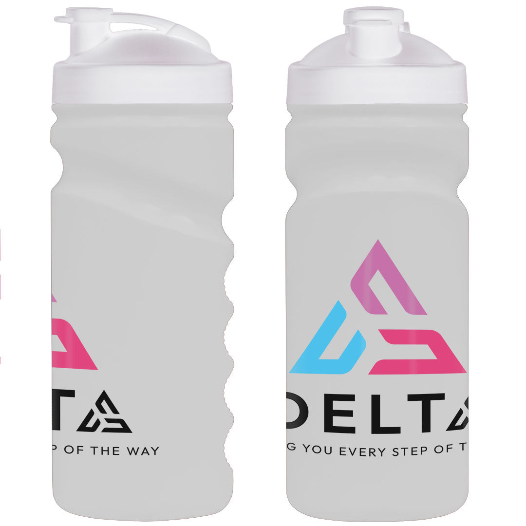 500ml Grip Sports Bottle - Flip Lid