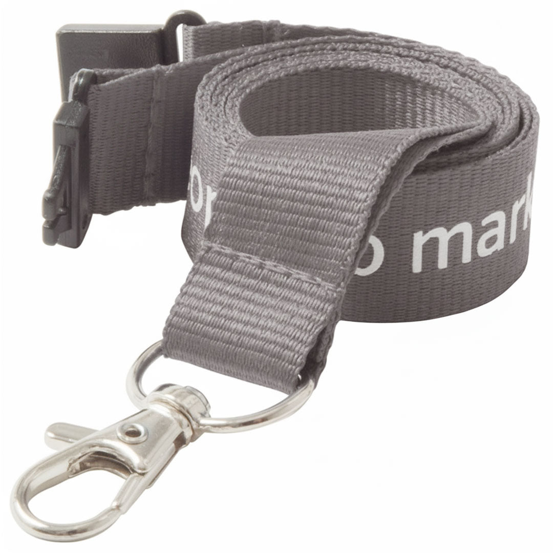 25mm Flat Polyester Lanyards