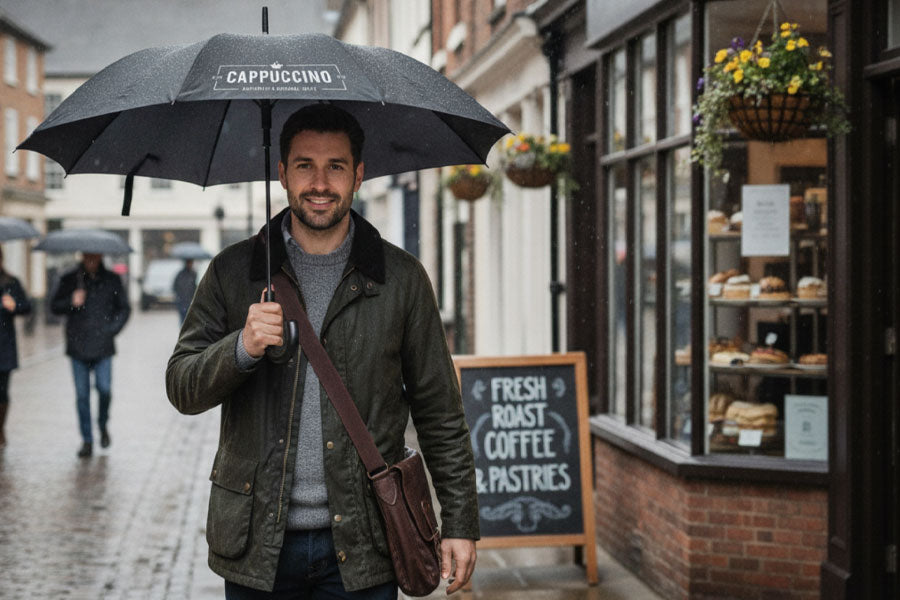 Custom Crook Handle Promotional Umbrellas