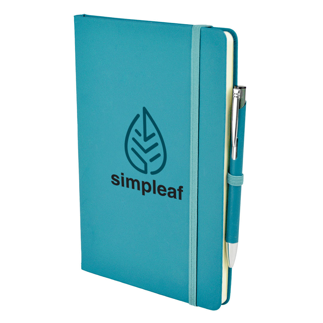 A5 DUO Soft Touch Lined Notebook Plus Pen