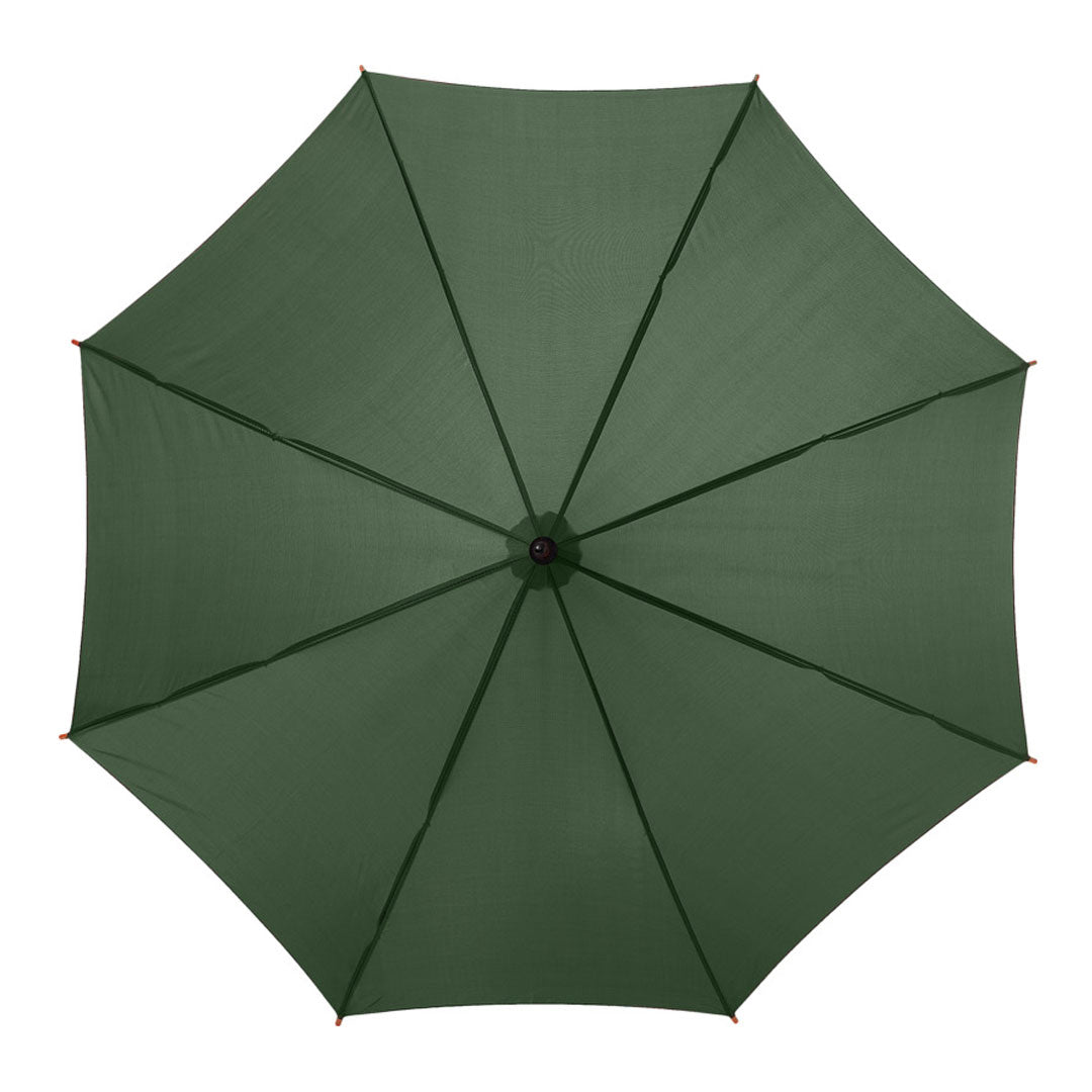 23" Auto Open Walking Umbrellas - Wooden Handles
