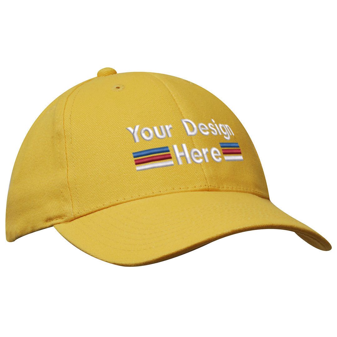 4199 Brushed Heavy Cotton Caps