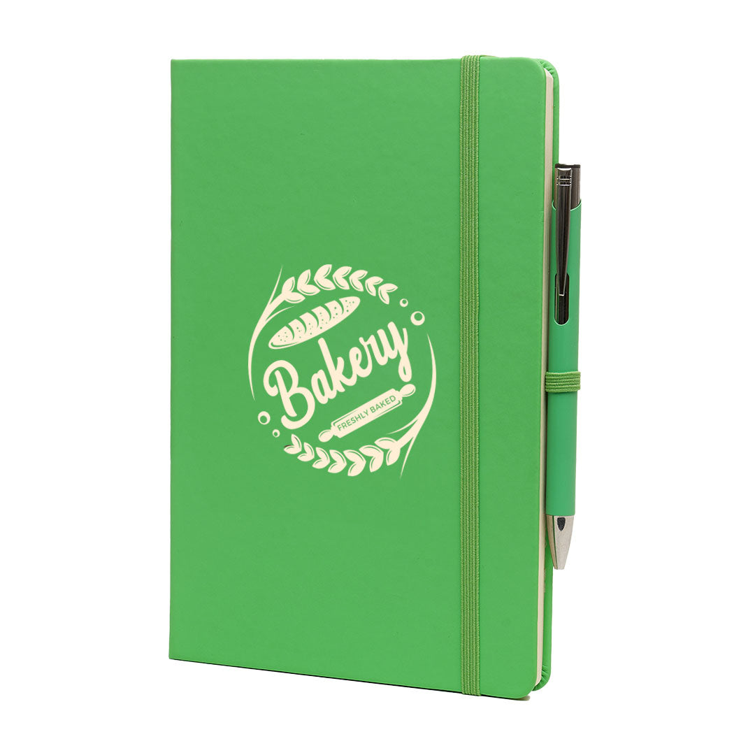 A5 DUO Soft Touch Lined Notebook Plus Pen
