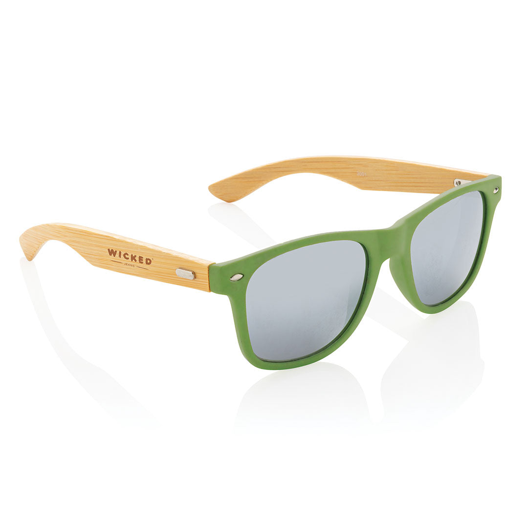 printed bamboo sunglasses