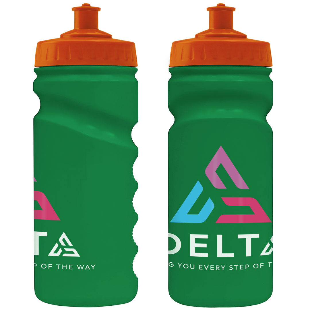 500ml Grip Sports Bottle - Push/Pull Lid