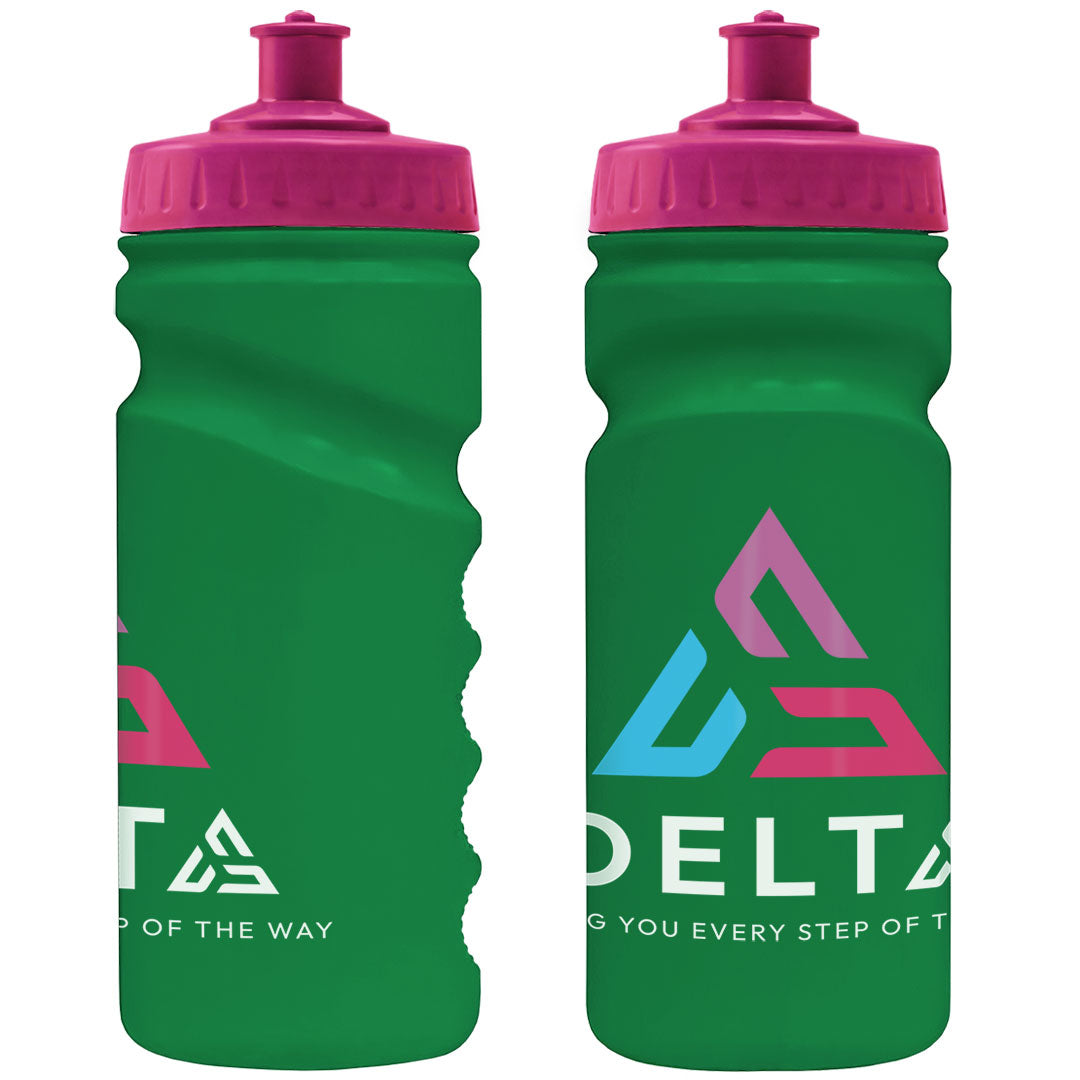 500ml Grip Sports Bottle - Push/Pull Lid
