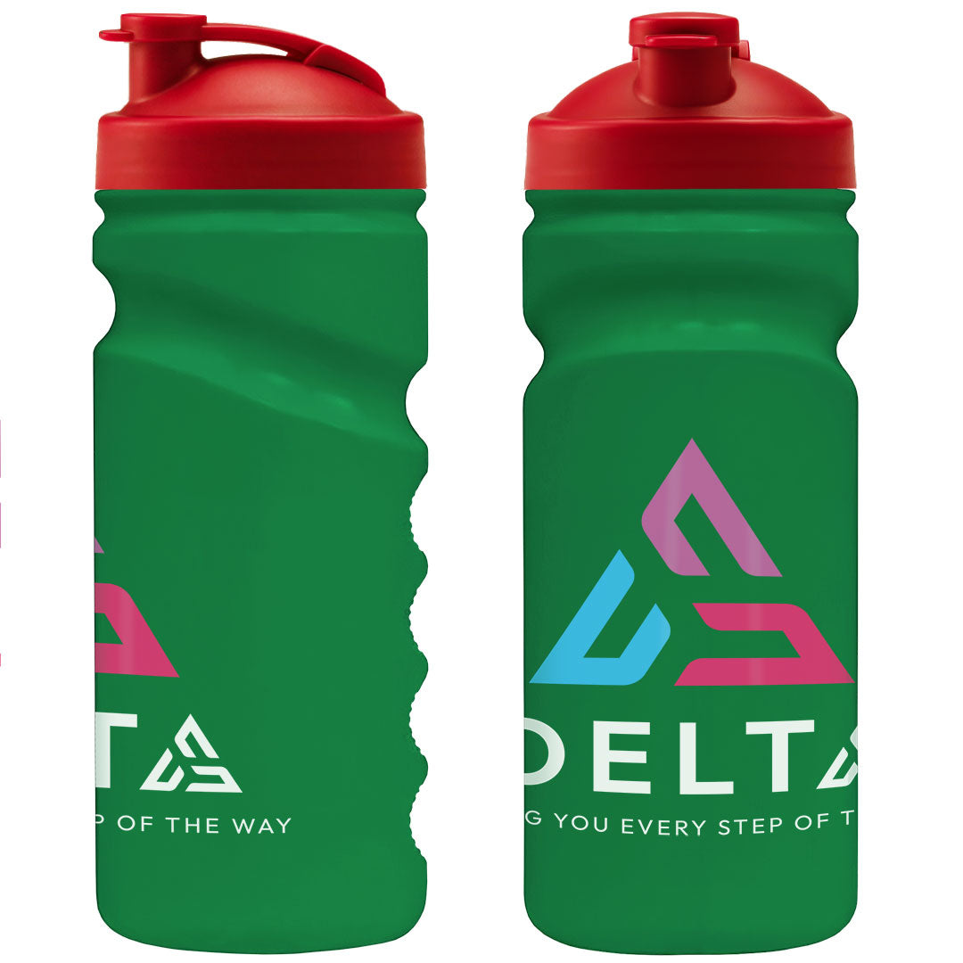 500ml Grip Sports Bottle - Flip Lid
