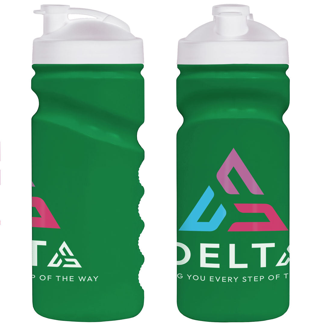 500ml Grip Sports Bottle - Flip Lid