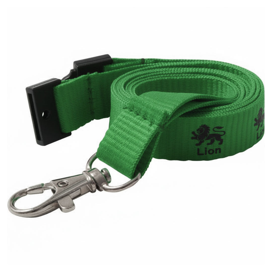 15mm Flat Polyester Lanyards