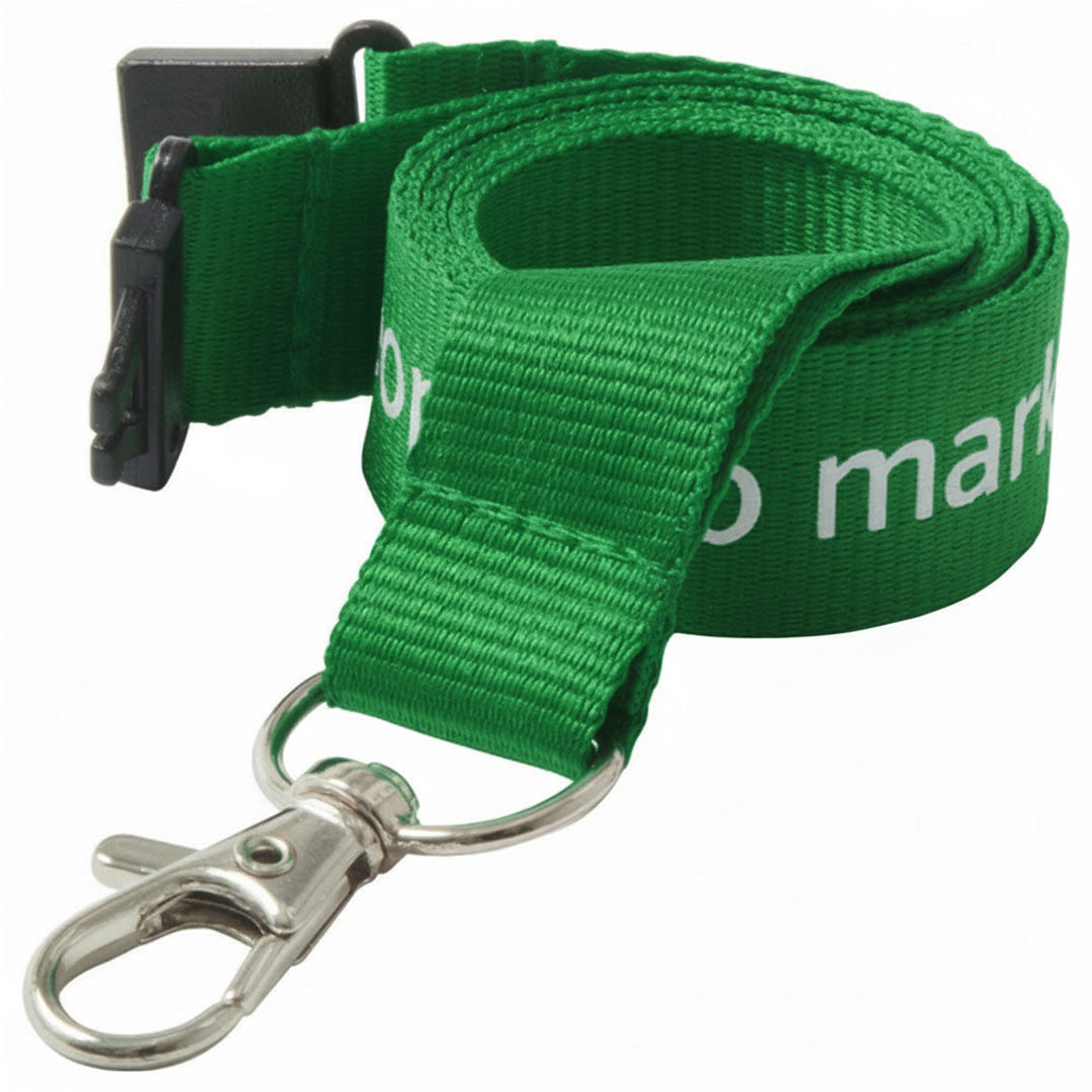 25mm Flat Polyester Lanyards