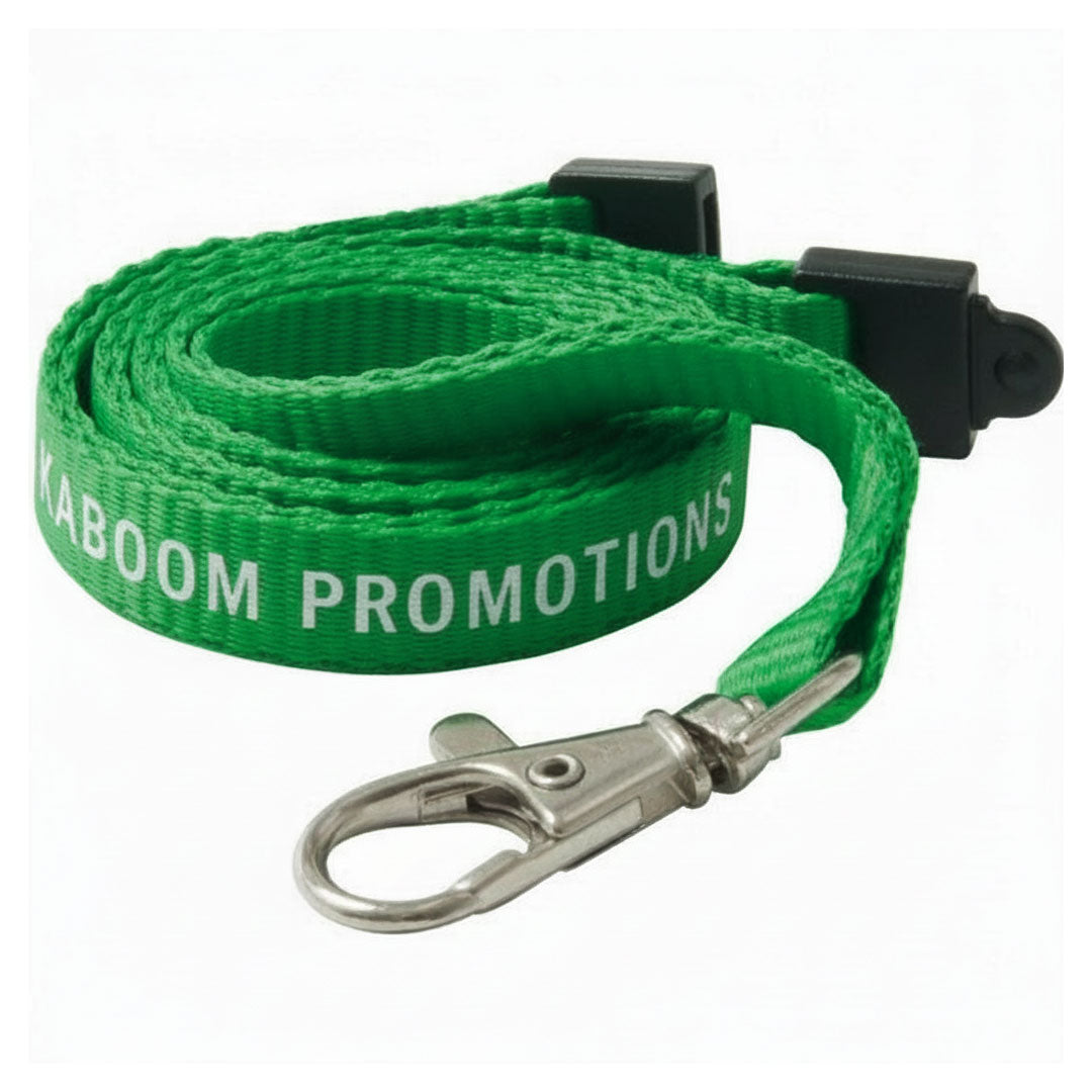 10mm Flat Polyester Lanyards