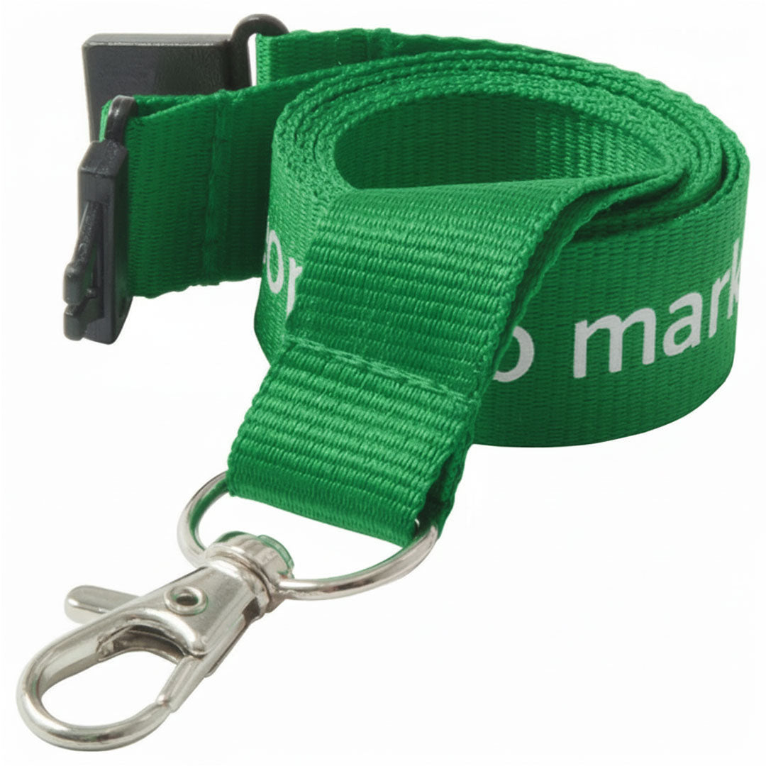25mm Flat Polyester Lanyards