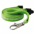 10mm Flat Polyester Lanyards