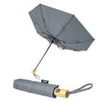 21" Auto Open-Close Foldable Compact Recycled PET Umbrella