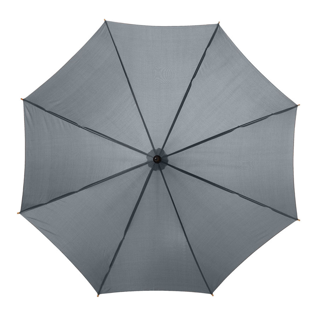 23" Auto Open Walking Umbrellas - Wooden Handles