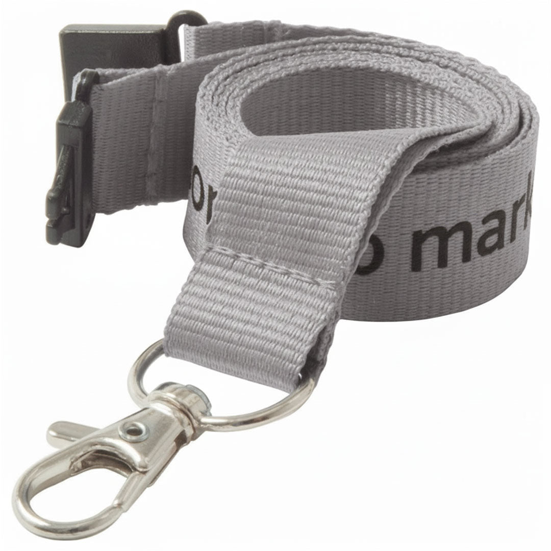 25mm Flat Polyester Lanyards