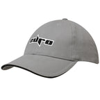 4210 Brushed Heavy Cotton Caps with Sandwich Trim