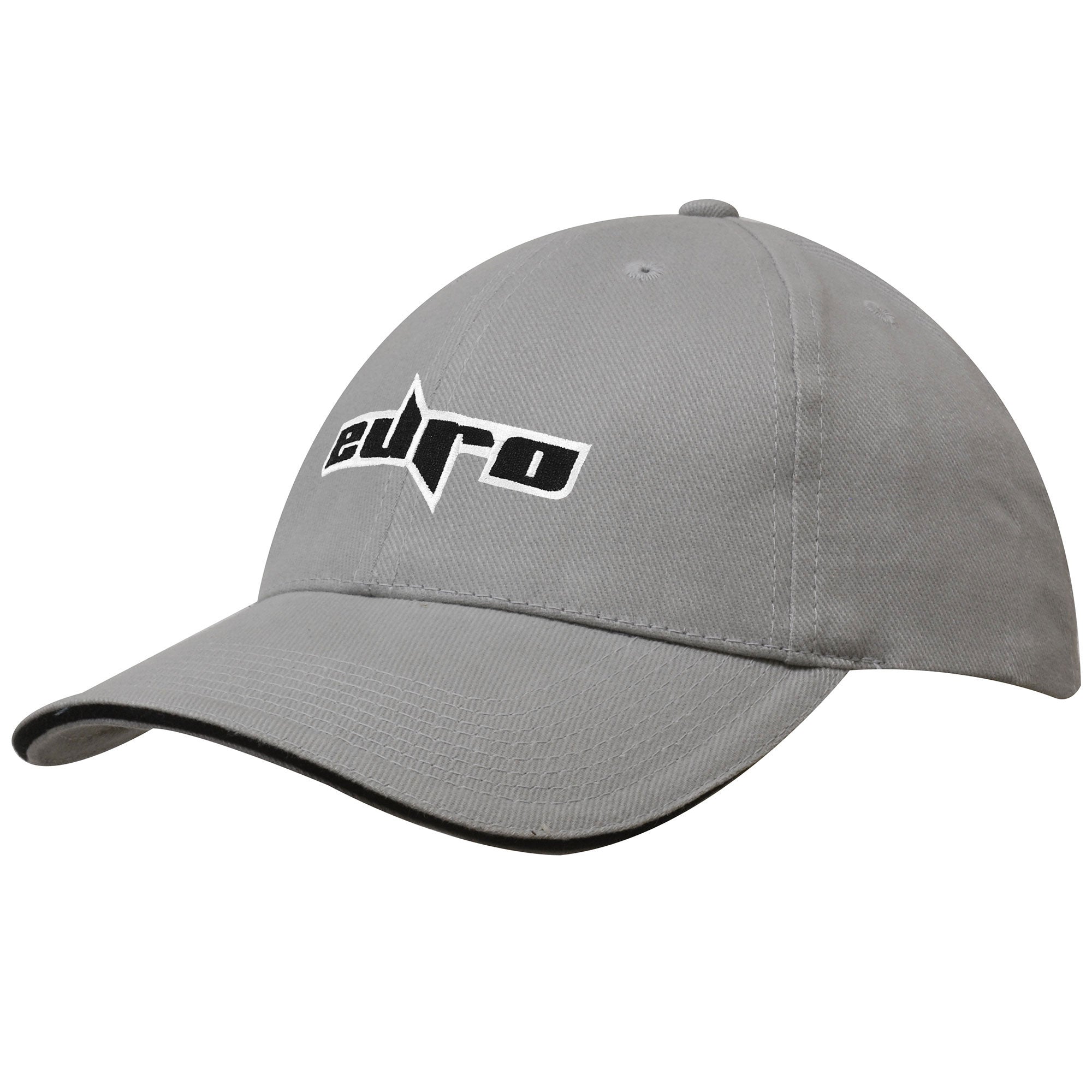 4210 Brushed Heavy Cotton Caps with Sandwich Trim