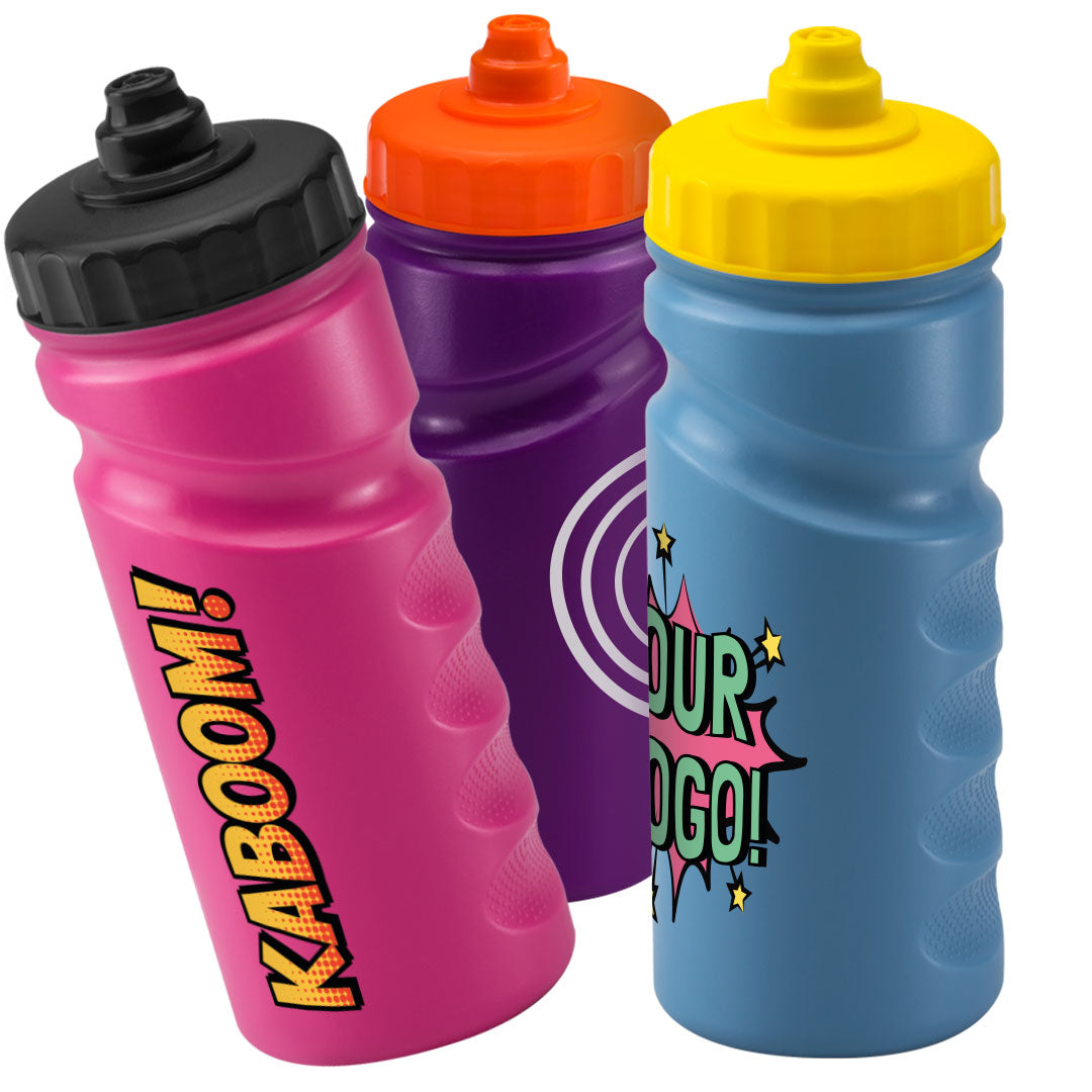 500ml Grip Sports Bottle - Valve Lid