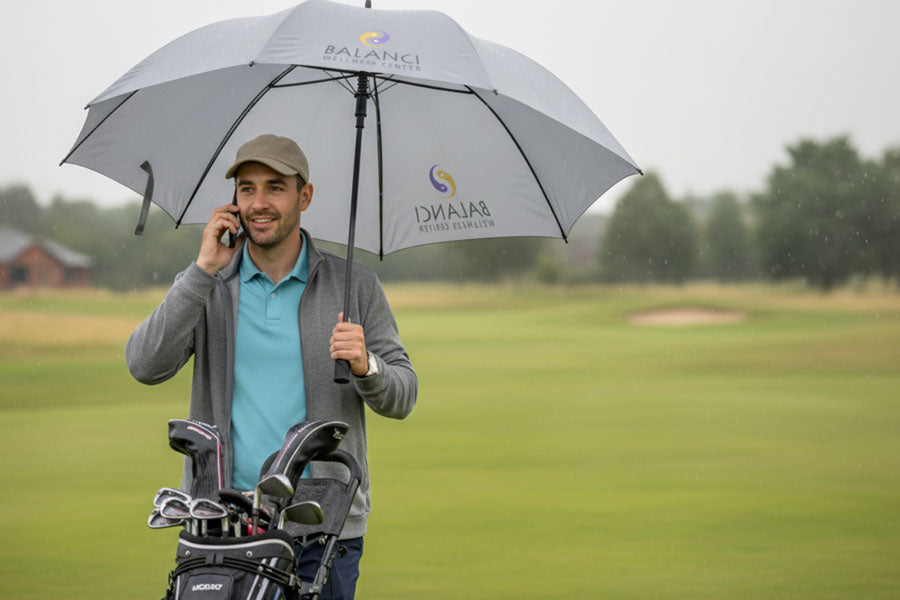 Promotional Umbrellas with Plastic Grip Handle