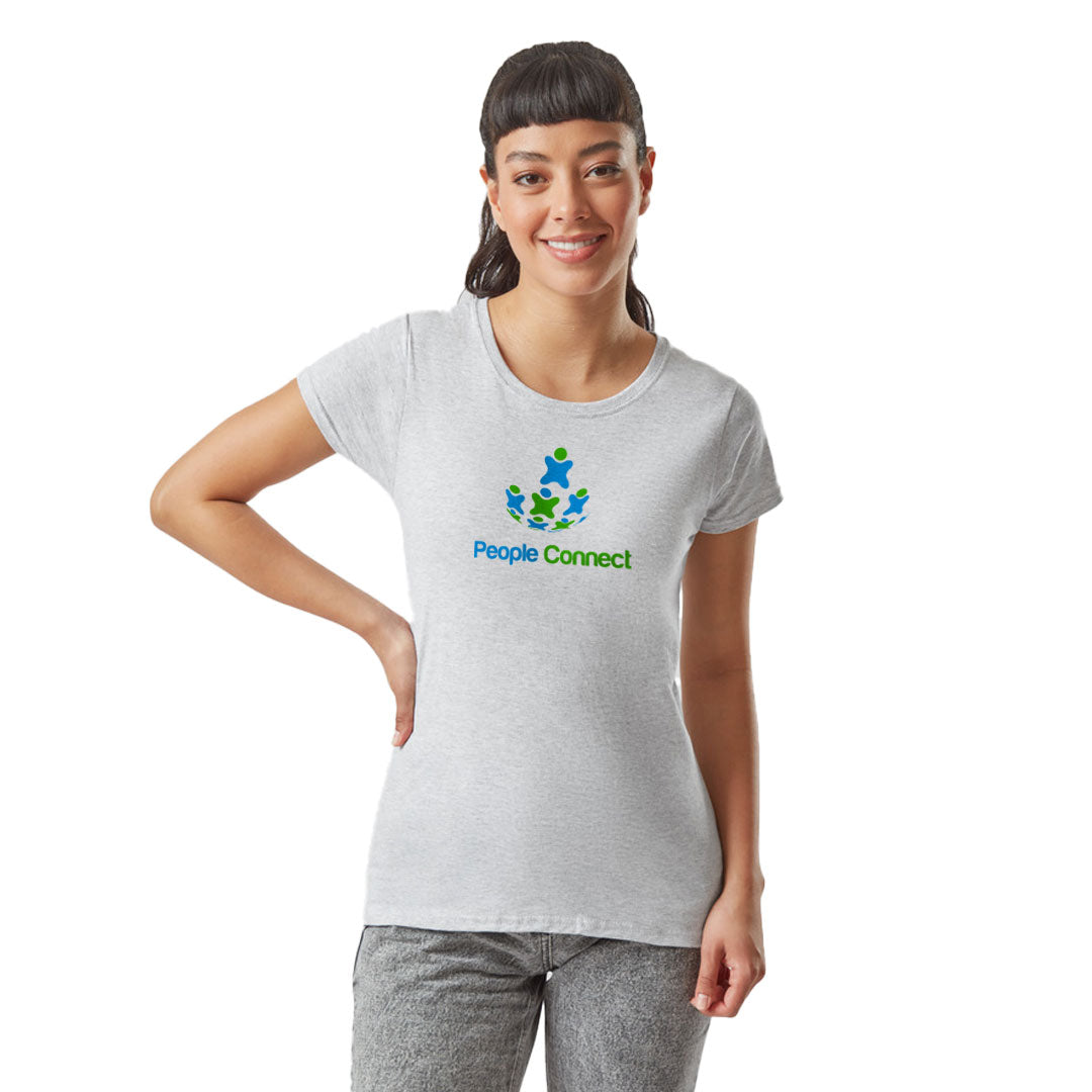 Coloured Fruit of The Loom Ladies Value Weight T-shirt