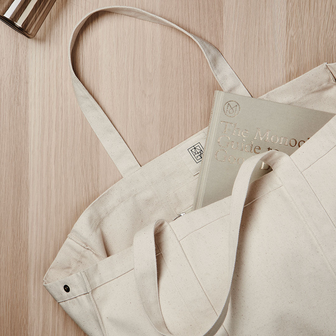 Printed Recycled Canvas Maxi Bag