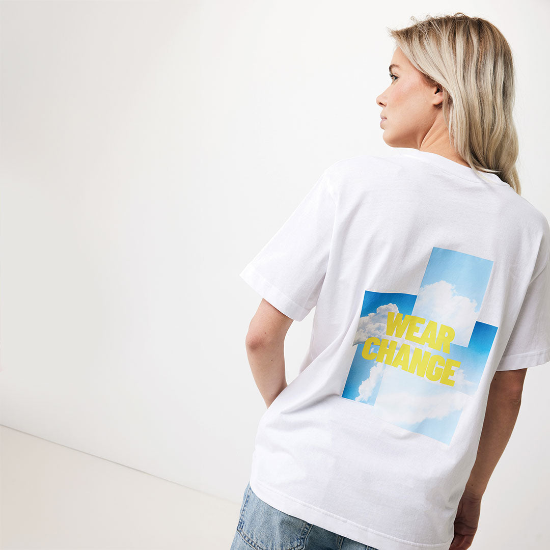 Branded IQONIQ Kakadu Relaxed Recycled Cotton T-shirt