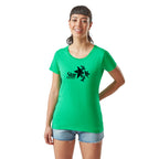 Coloured Fruit of The Loom Ladies Value Weight T-shirt