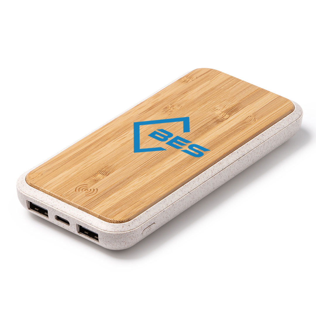 Kinetic 10000 mAh Bamboo Power Bank