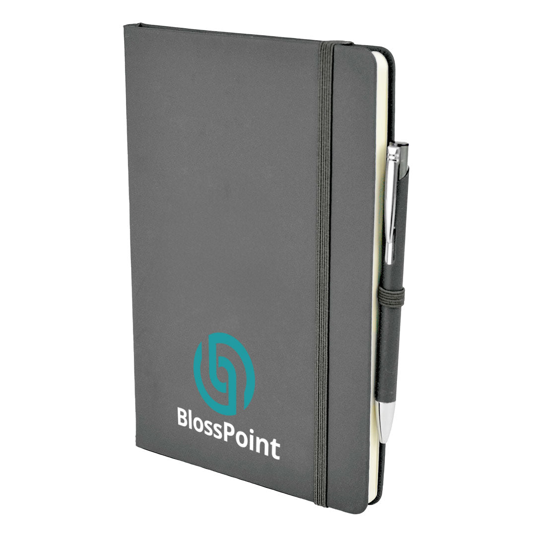 A5 DUO Soft Touch Lined Notebook Plus Pen