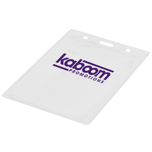 Lorenzo Transparent Badge Holder
