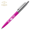 Parker Jotter Recycled Ballpoint Pen in blue - custom branded notebook