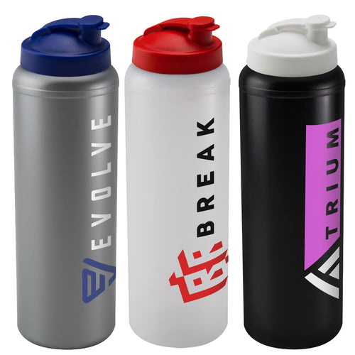 1 Litre Sports Bottle - Flip Lid