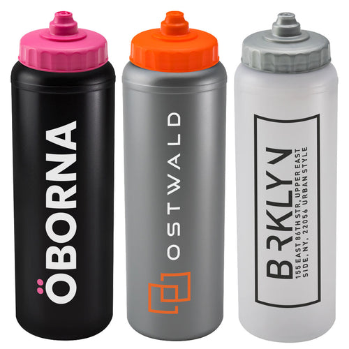 1 Litre Sports Bottle - Valve Lid