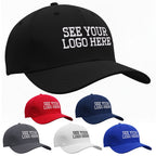 3966 Cotton Twill 6 Panel Caps