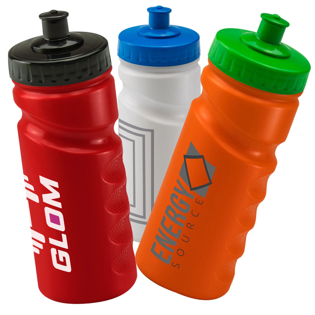 500ml Grip Sports Bottle - Push/Pull Lid