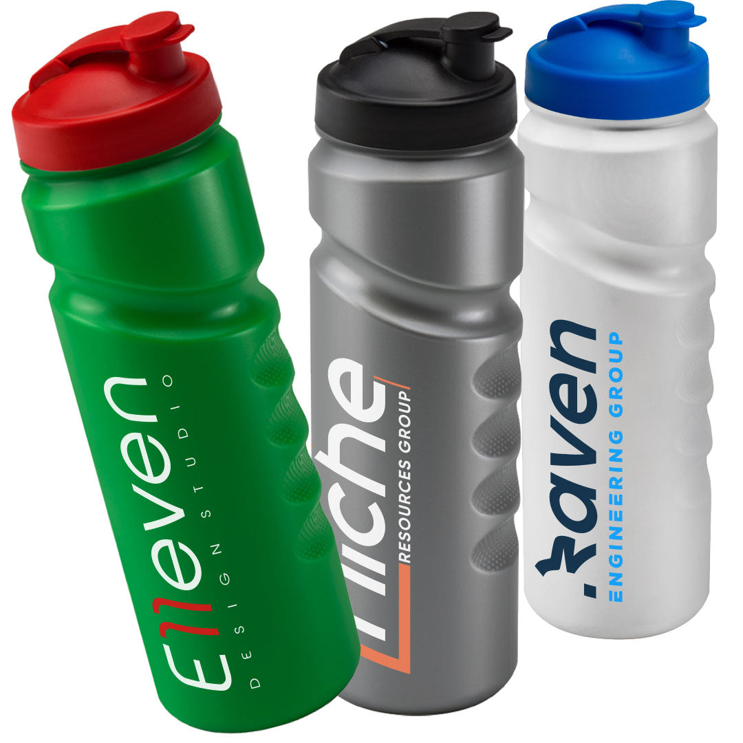 750ml Grip Sports Bottle - Flip Lid