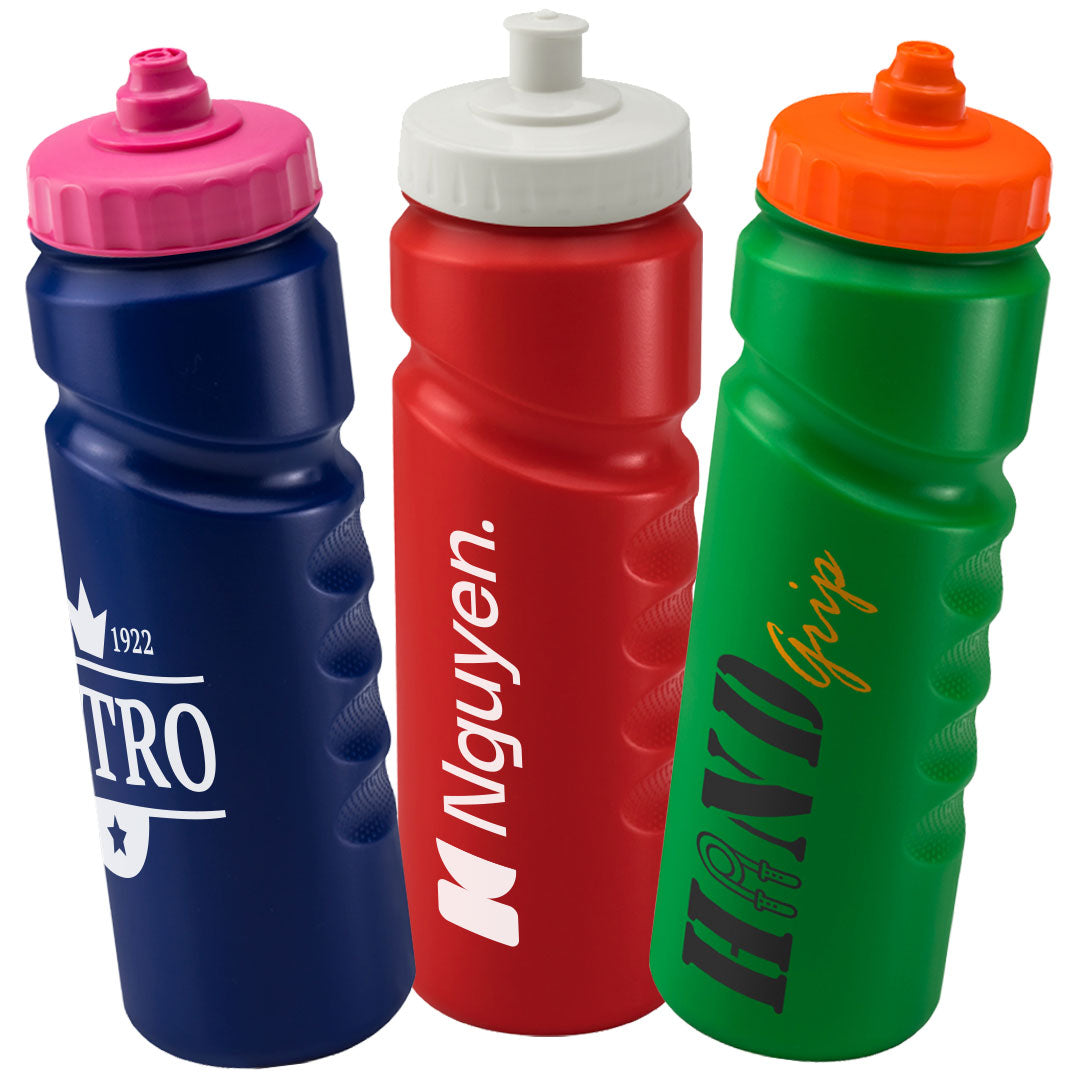 750ml Grip Sports Bottle - Valve Lid