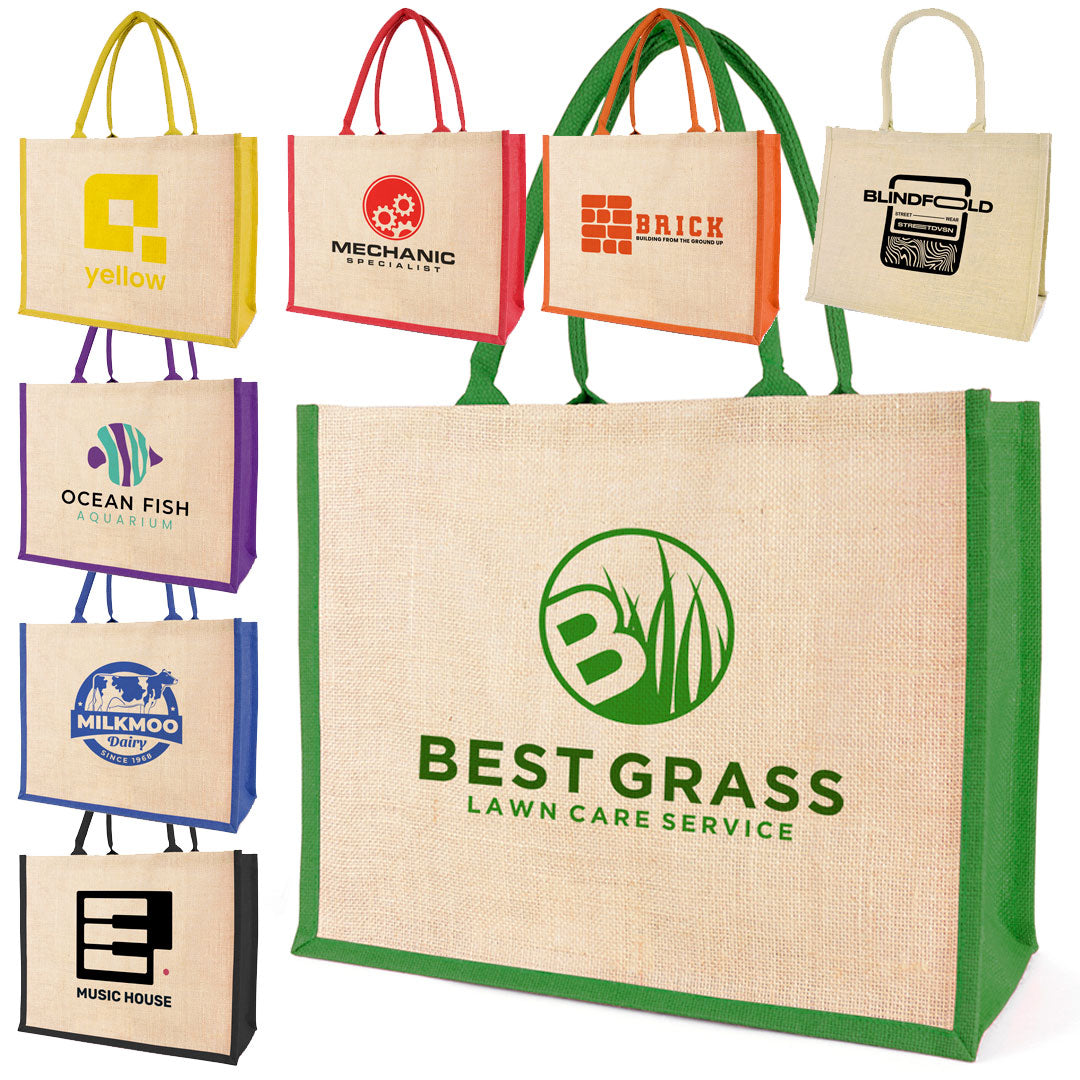 Maxi Harbour Tote Jute Bag