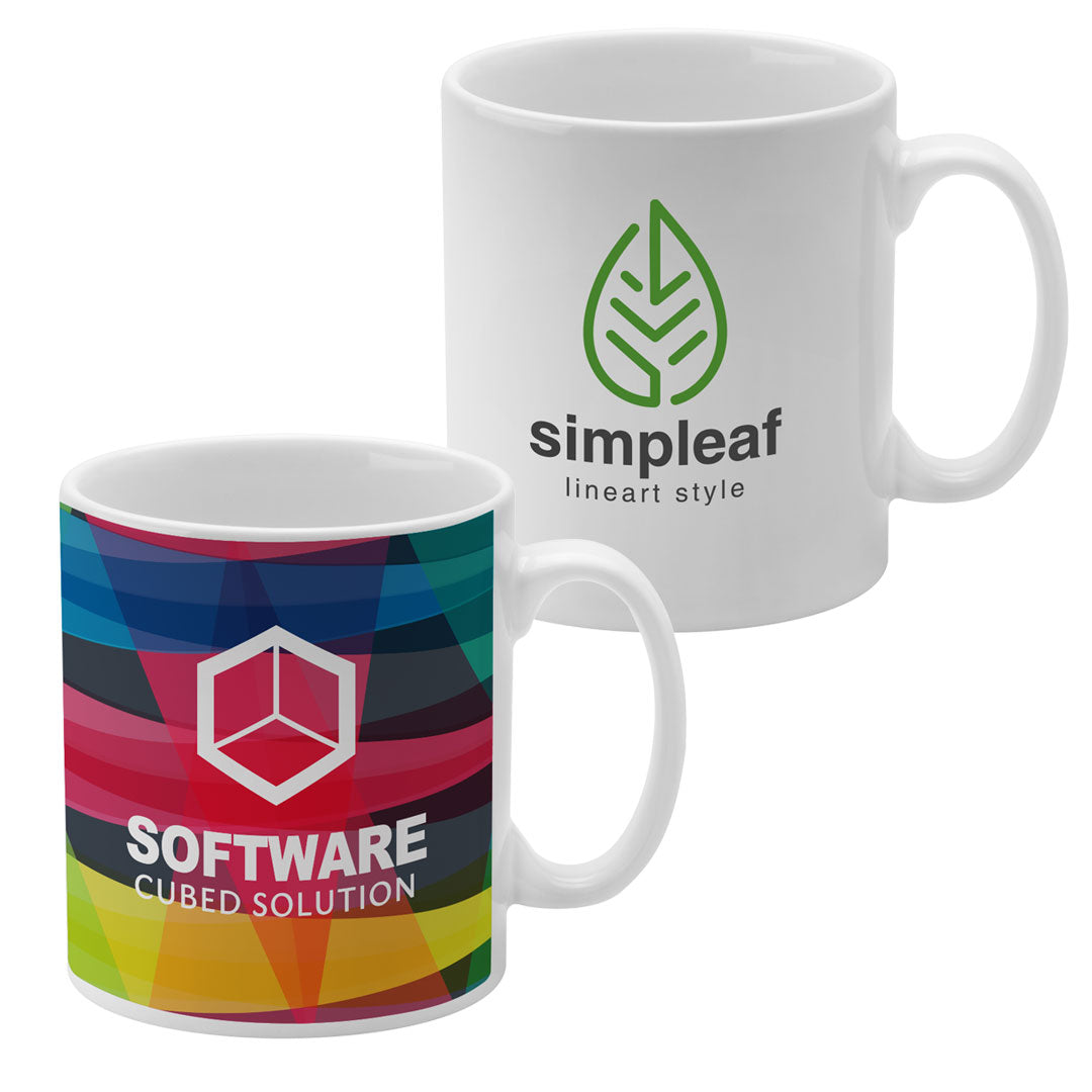 White Cambridge Mugs